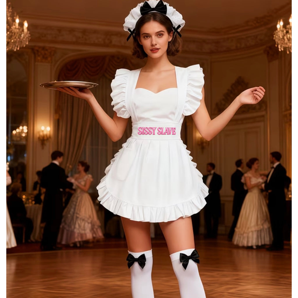 Sissy sl4ve 3pcs Women's French-Style Maid Costume Set