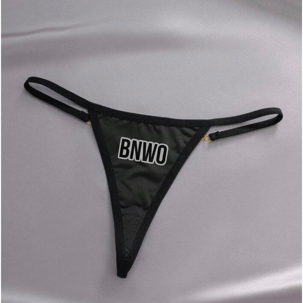 BNWO Butterfly Decor Chain Linked Sexy G-String