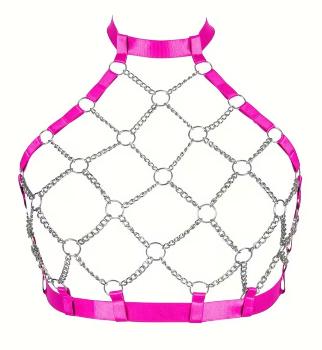 Womens bondage fully adjustable Body Harness Bra Plus Size Fashion Hollow Punk Gothic