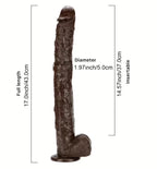 1pc Super Huge Dildo Realistic Long 43.18 cm Massive Giant Dildo with Strong Suction Cup