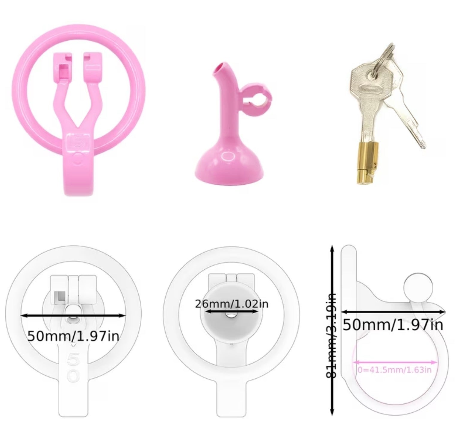 BRAND NEW!!! Inverted chastity cage, unique new design