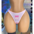Sissy hooker Women's Sexy Rhinestone Thong