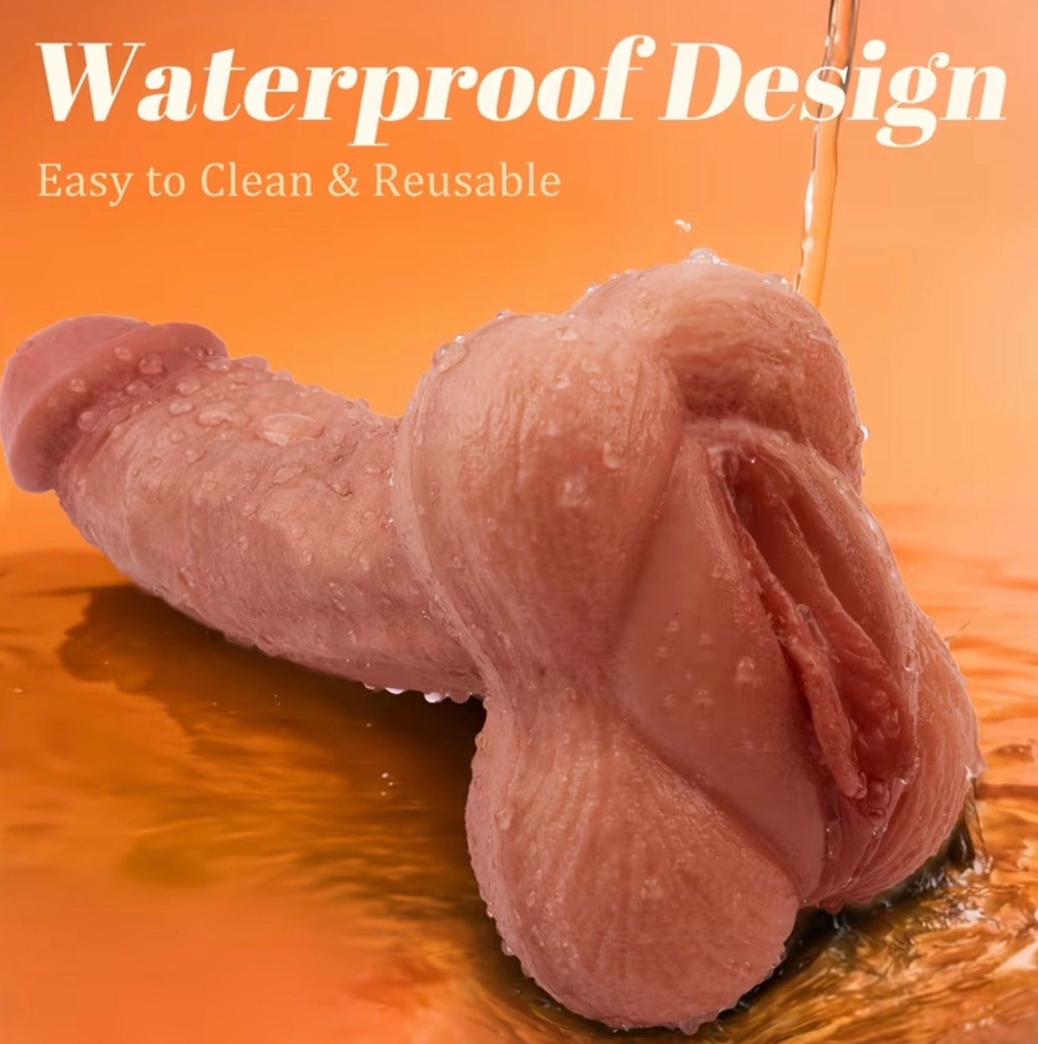 Dildo – 1pc Masturbation Cup, Dildo Dual-Purpose, TPE Material, Soft And Comfortable, Easy to Clean