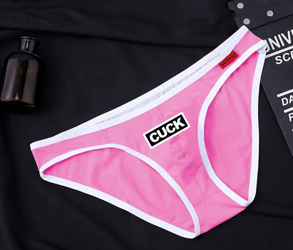 Cuck Mens Underwear Quick-Dry Ice Fiber Fabric Fashion Triangle Brief