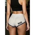 Black breeder womens short sports shorts