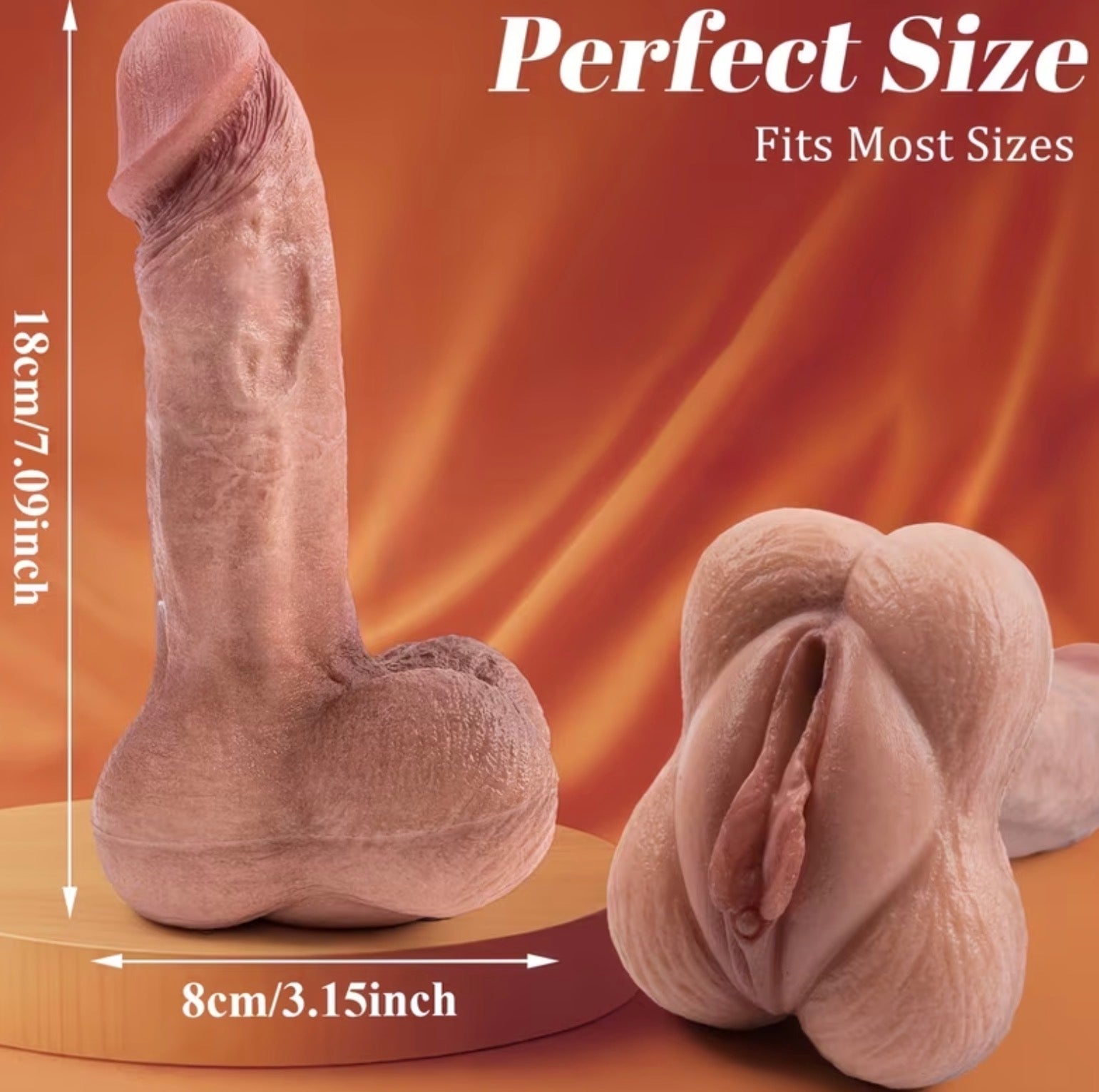 Dildo – 1pc Masturbation Cup, Dildo Dual-Purpose, TPE Material, Soft And Comfortable, Easy to Clean