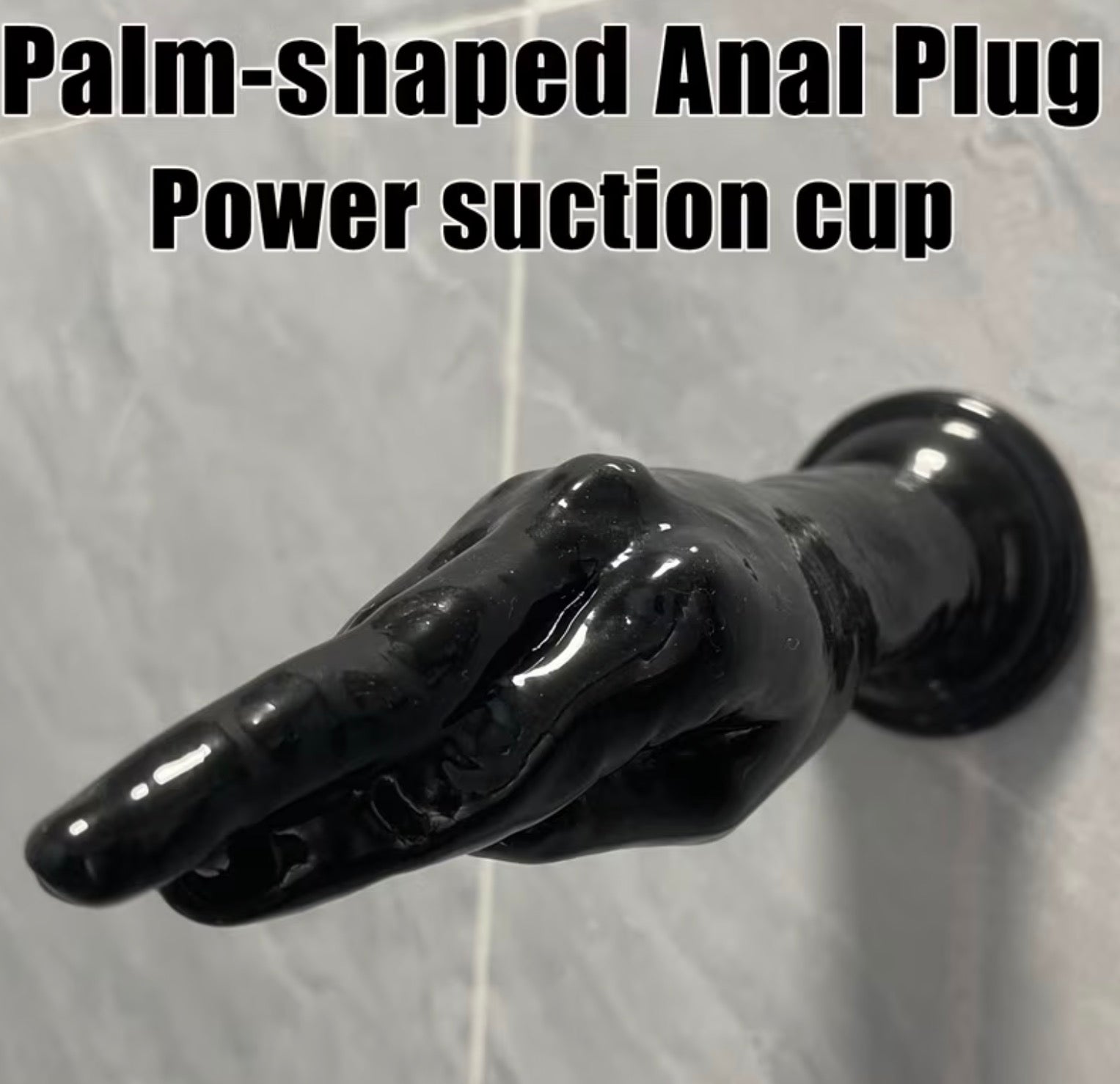 1pc Fisting Anal Plug, Thick Plug with Suction Cup