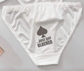 Size matters QOS 2pcs/Pack Women's Mid-Rise white Panties With Bow