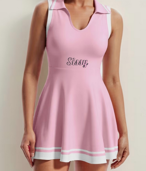 Sissy 2pcs Sleevless Dress & Shorts