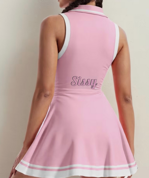 Sissy 2pcs Sleevless Dress & Shorts