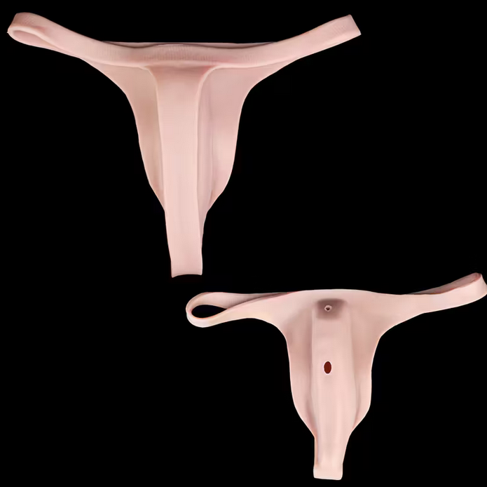 4 Styles Available New Thong with Insertable Fake Penis Silicone Vagina Shemale Crossdressing Sexy Underwear