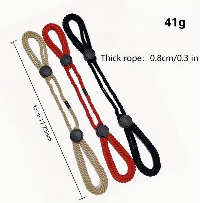 SM Rope Handcuffs and Leg Shackles