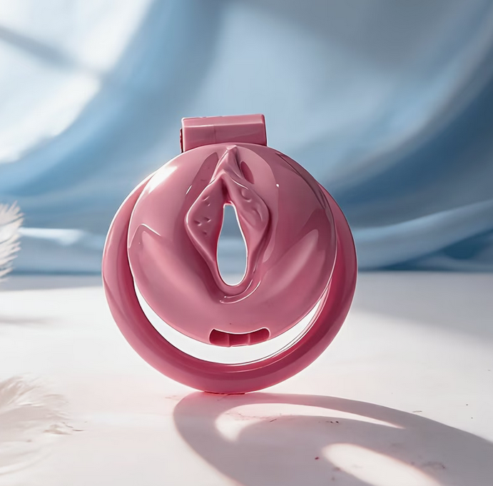 pink "tiny clitty" chastity device