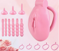 cupped inverted Chastity Cage Set