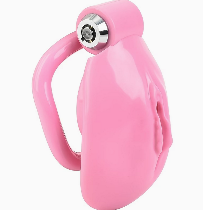 cupped inverted Chastity Cage Set