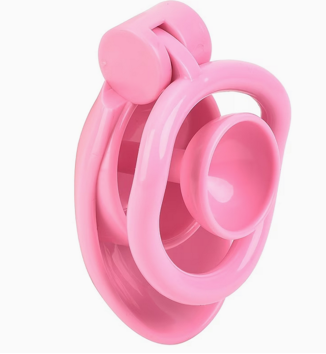 cupped inverted Chastity Cage Set