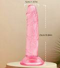 Oversized Pink Jelly Realistic Large Dildo