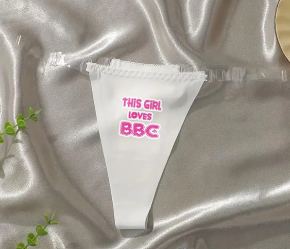 BBC Only QOS Women's Low-Rise Seamless Thong Panties