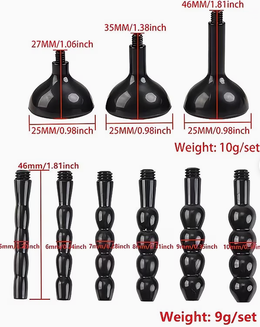 Flat Chastity Cage Set 5 Rooster Rings with Urethral Sound Plug